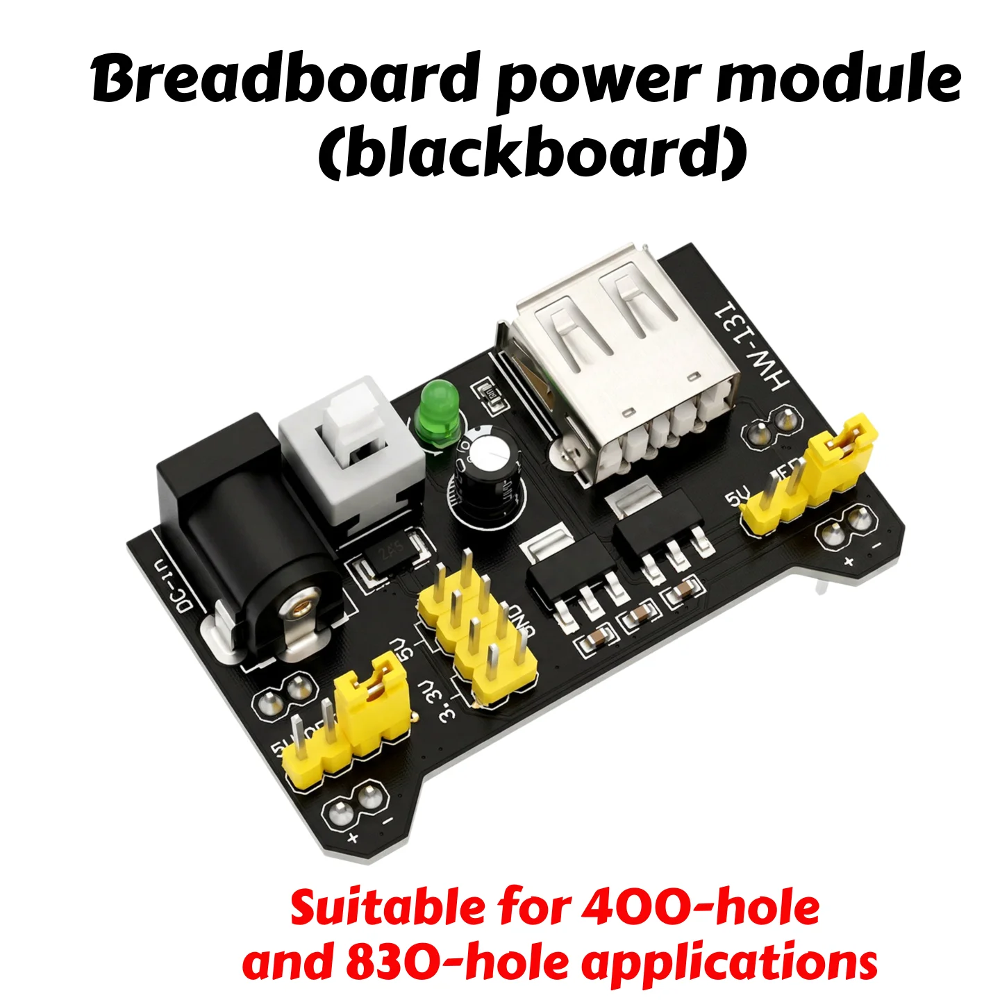 MB-102 MB102 Steckbrett 400/830 Punkte Lötfreies PCB-Steckbrett zum Testen und Entwickeln mit Dupont-Leitungen
