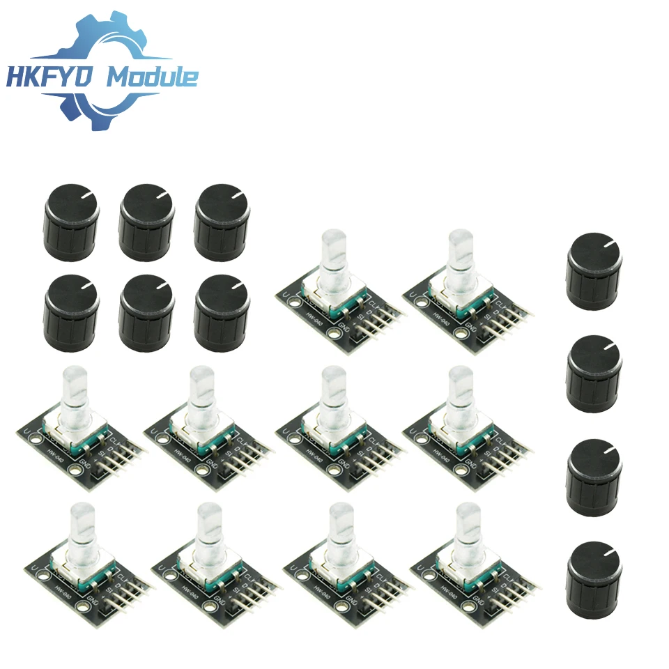 KY-040 360 ° Drehgebermodul - mit Knopf und Potentiometer, für Arduino und DIY-Elektronik
