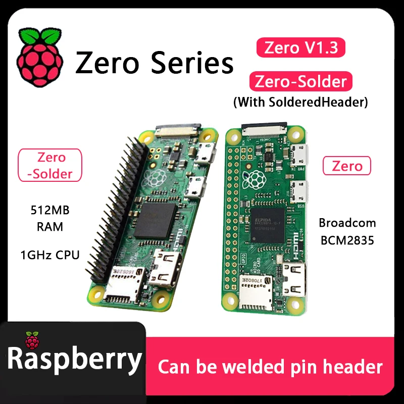 Raspberry Pi Zero Zero W Zero 2 W Zero-Solder Zero W-Solder – Bild 3