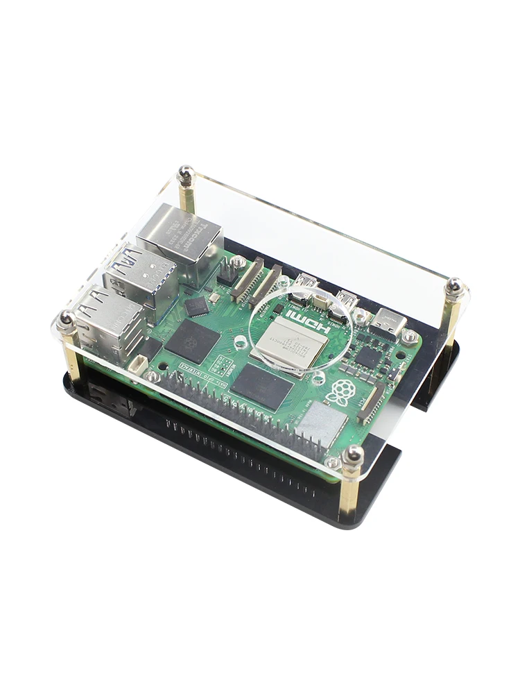 Raspberry Pi 5B/4B/3B+ Cluster-Gehäuse - Stapelbares Acryl-Gehäuse – Bild 4
