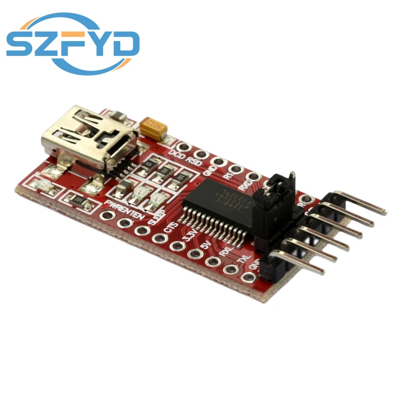 FT232RL FTDI USB 3,3 V 5,5 V auf TTL serielles Adaptermodul für Arduin – Bild 2