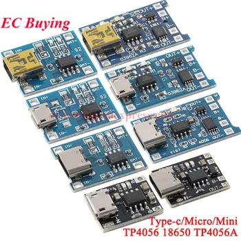5 V 1A Micro/Typ-c/Mini 18650 TP4056 4056A Lithium-Batterie Ladegerät Modul Lade Board mit Schutz Funktion