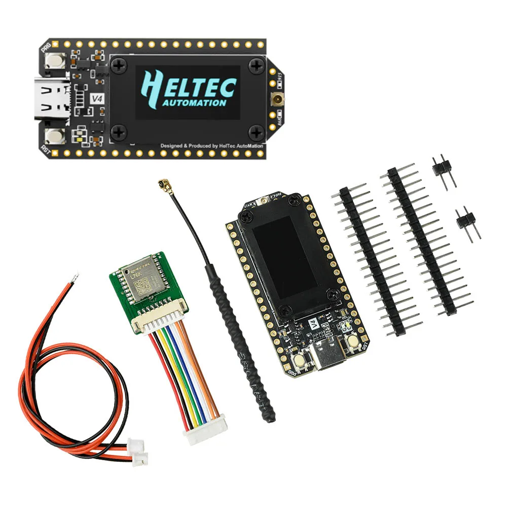 Heltec V4 0,96 Zoll OLED Solarbetriebenes LoRa 32 Dev-Board GPS ESP32 – Bild 2