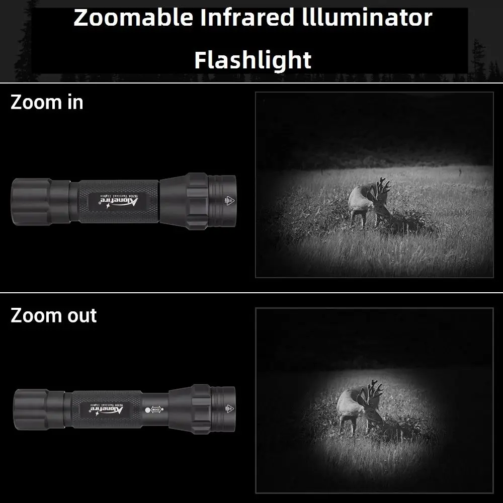 IR850nm&940nm Infrarot-LED-Zoomlampe mit hoher Helligkeit – Bild 3