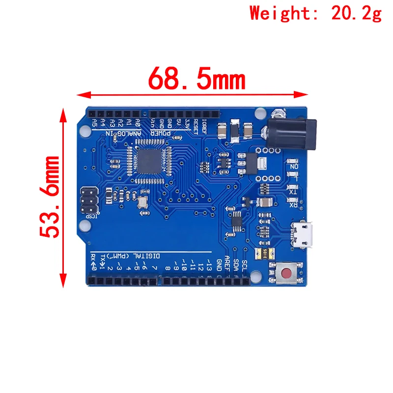Leonardo R3 Mikrocontroller Atmega32u4 Entwicklung Board Mit USB Kabel – Bild 2