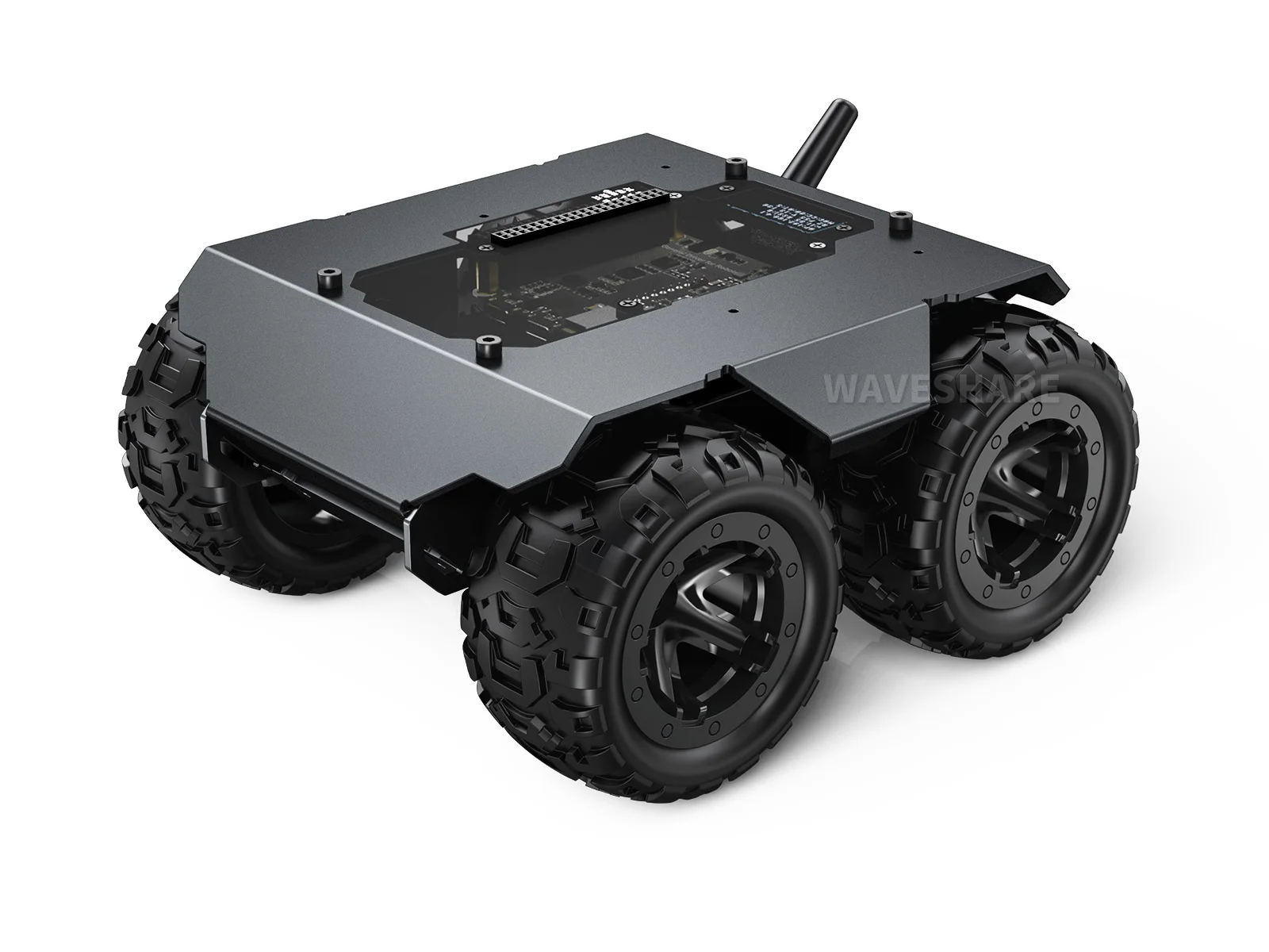 WAVE ROVER Flexibles und erweiterbares 4WD Mobiles Roboterchassis, Vollmetallgehäuse, Unterstützung