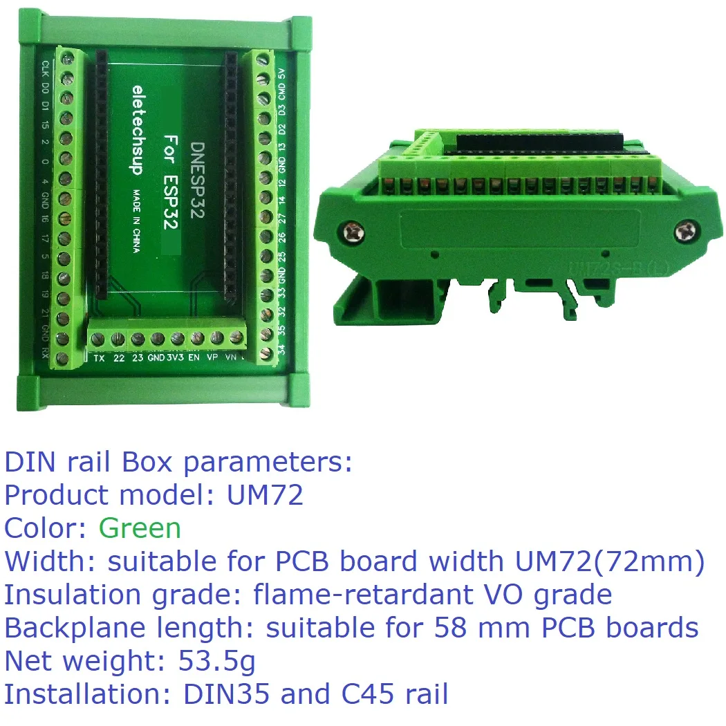 DIN-Schienenmontage-Schraubklemmenblock-Adaptermodul für Arduiuo – Bild 3