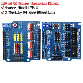 V5 Sensor Shield Erweiterungsplatine Schild für Arduino UNO R3 V5.0 Elektronikmodul Sensor Shield V5