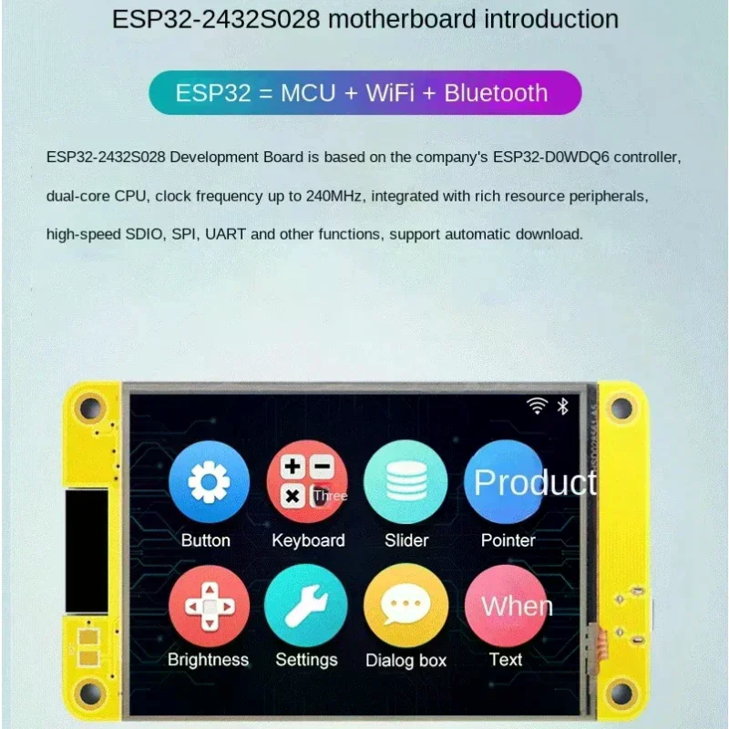 ESP32 Entwicklungsboard 2,4 Zoll Touch LCD TFT Modul 240x320 Auflösung – Bild 2