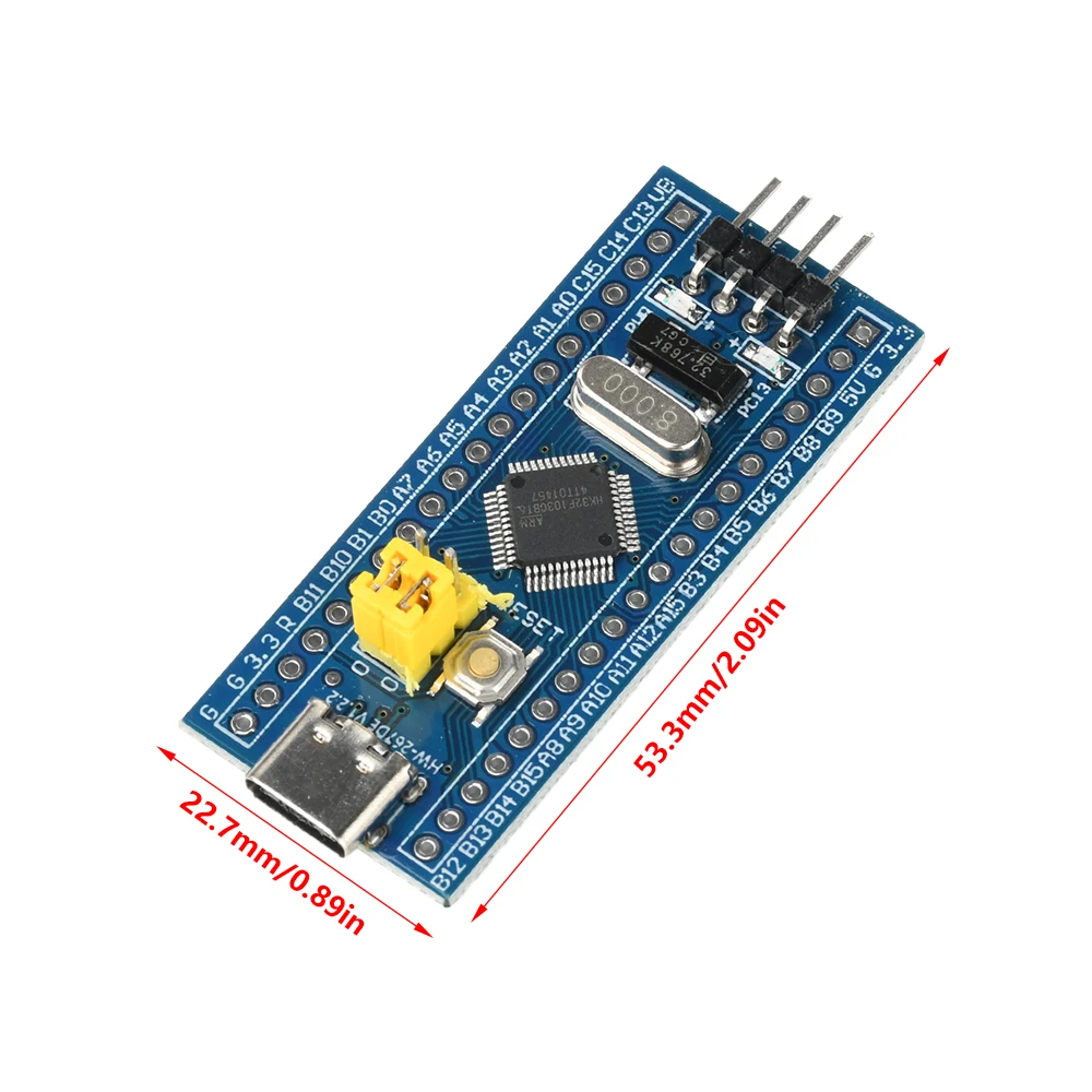 STM32F103C8T6 Mikrocontroller-Entwicklungsplatine, minimale – Bild 4