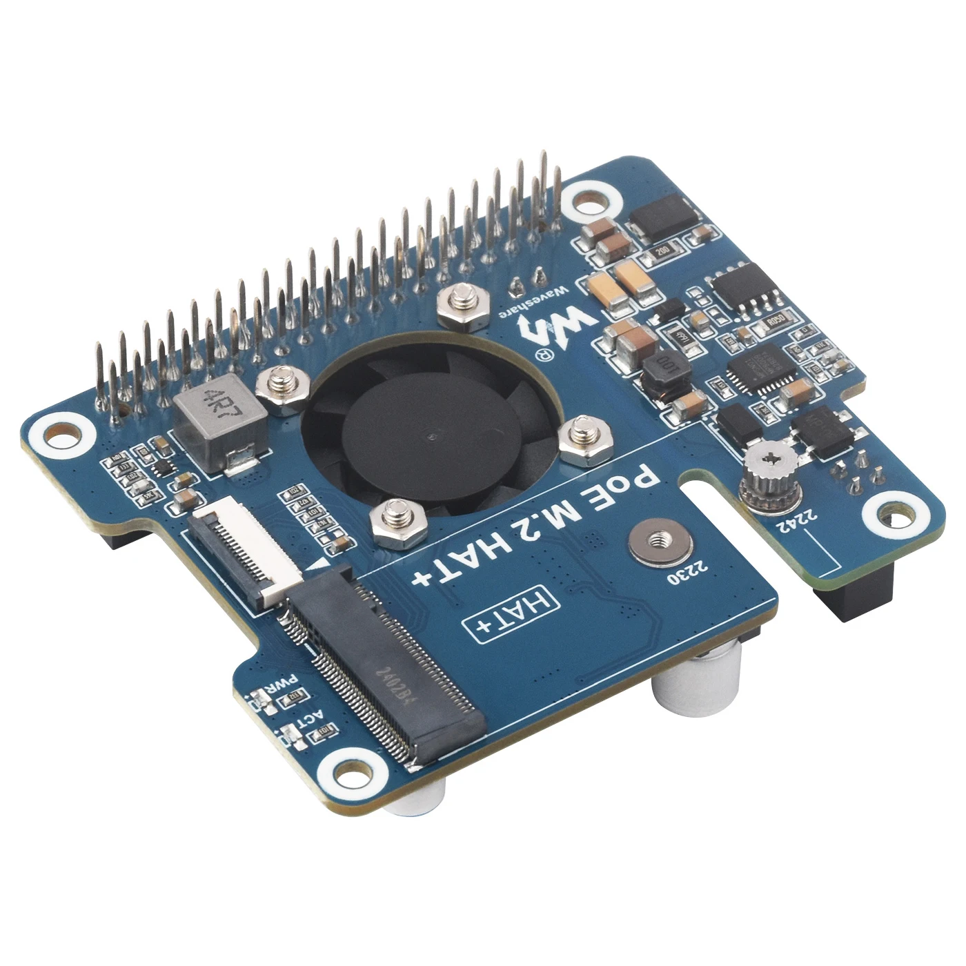 5V PI5 PoE HAT NVMe SSD Erweiterungsplatine für RPI RasPi Raspberry Pi – Bild 4