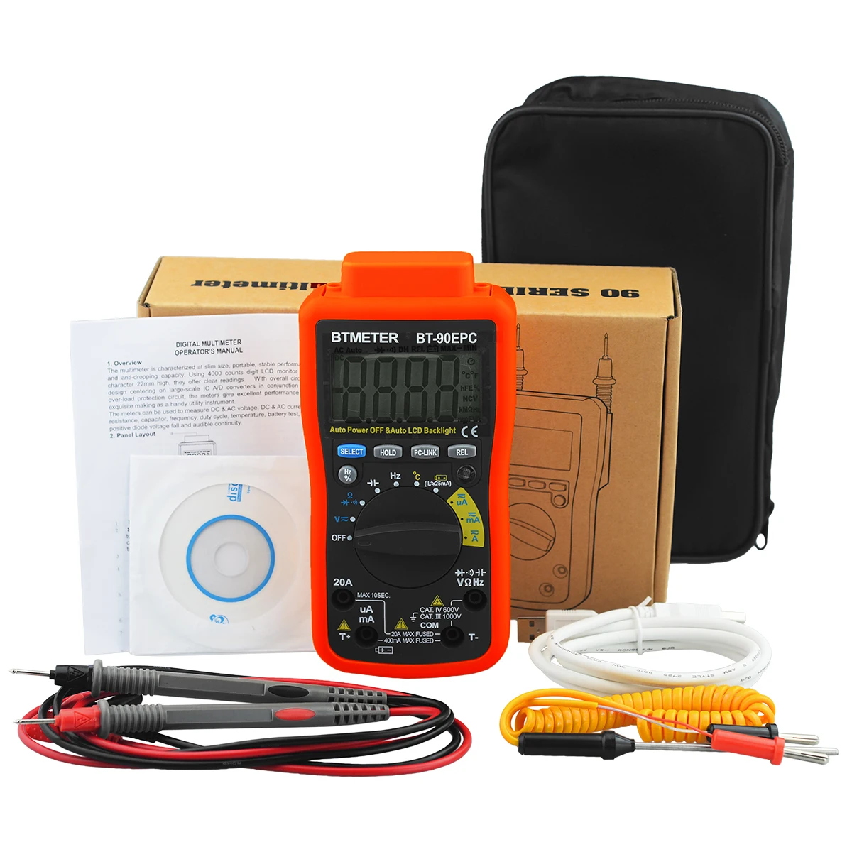 Digitales Multimeter mit 4000 Messungen, automatische Bereichswahl – Bild 2