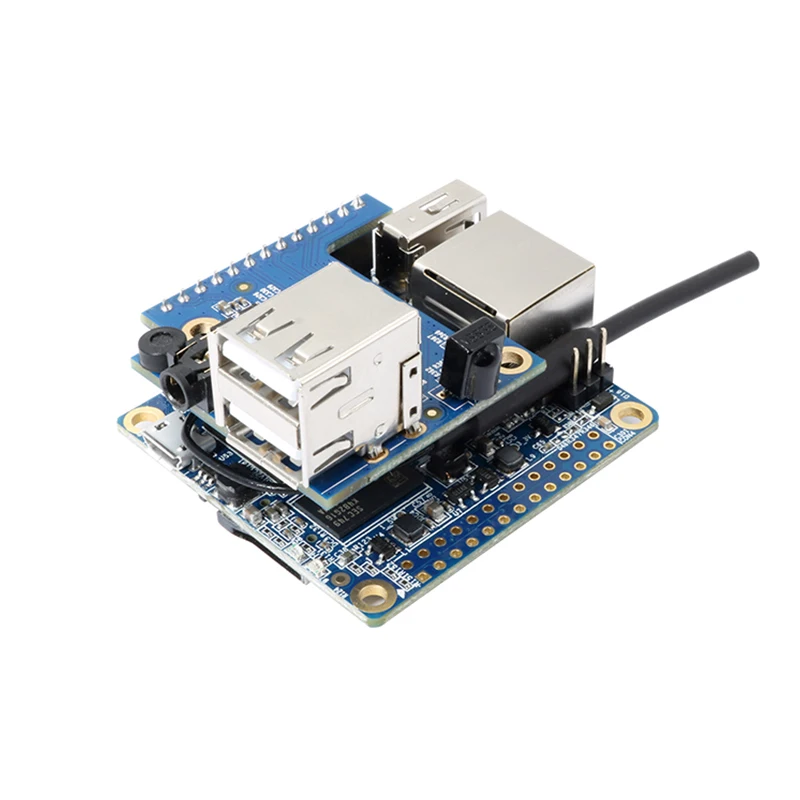 Orange Pi Zero Erweiterungsplatine USB 2.0 x2 Audio Video Mic – Bild 5
