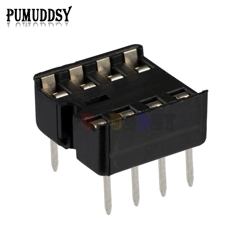 (10 Stück) NE555 NE555P IC 555 Timer-Programmier-Oszillator-Chip und 8-polige DIP-Sockel (20 Stück)