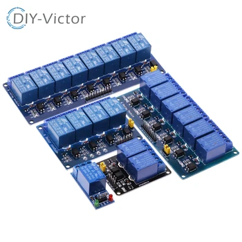 1 2 4 6 8 Kanal DC 5V 12V Relaismodul mit Optokoppler Low Level Trigger 1-Wege-Erweiterungsplatine für Arduino