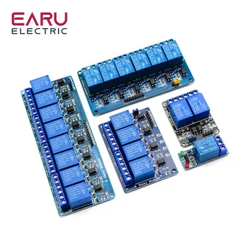 5V 12V 24V Relaismodul mit Optokoppler-Relaisausgang 1 2 4 6 8 16-Wege-Relaismodul für Arduino PLC