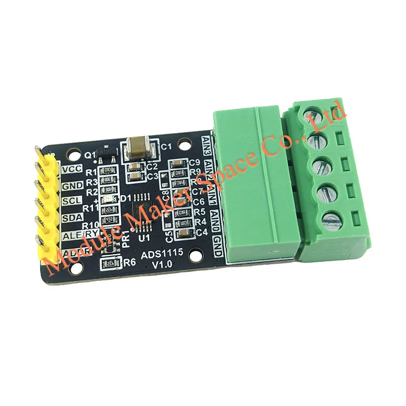 ADS1115 4-Kanal 16-Bit hochpräzises ADC-Konvertermodul, programmierbarer Verstärkungsverstärker