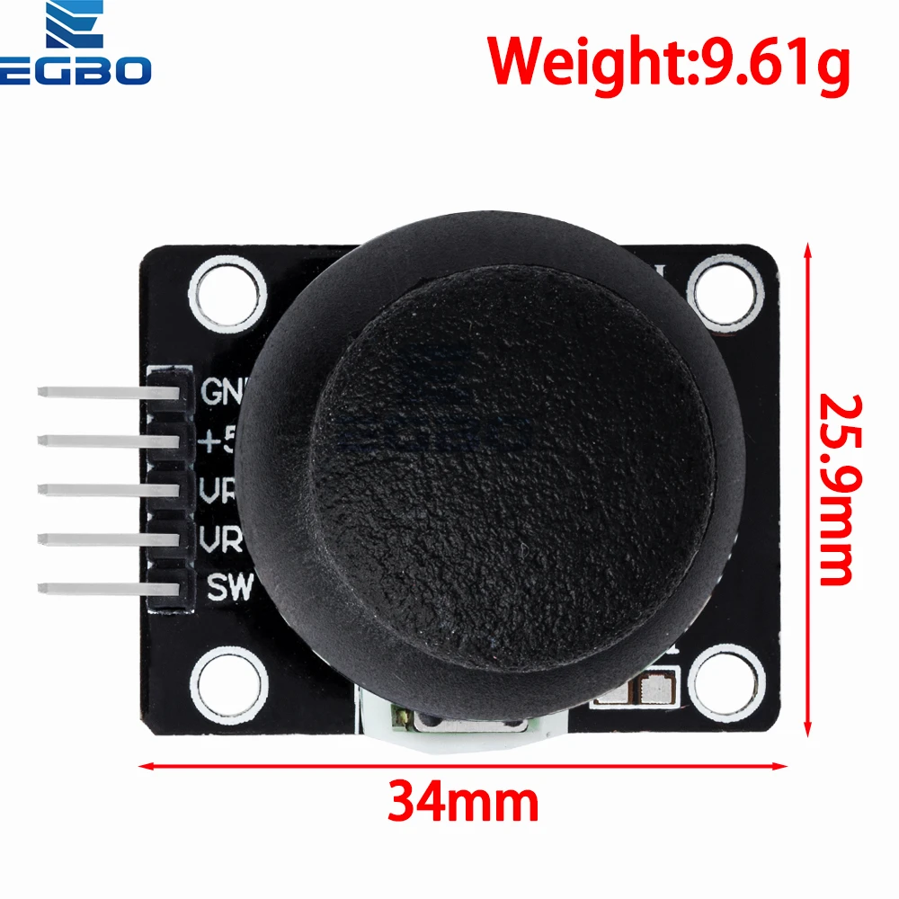 Zweiachsiges XY-Joystick-Modul KY-023, PS2-Game-Controller-Sensor – Bild 4