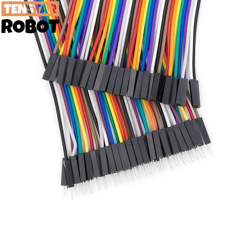 2,54 mm Dupont-Leitung, 20 cm, 10 cm, 40-polig, Stecker auf Stecker – Bild 6