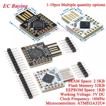 USB ATMEGA32U4 Mikrocontroller Mini Development Board Single Chip PRO MICRO Modul 16MHZ DC 5V Tastatur BadUSB