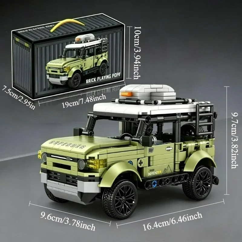 Geländewagen-Bausteine, DIY zusammenbaubares Automodell – Bild 3