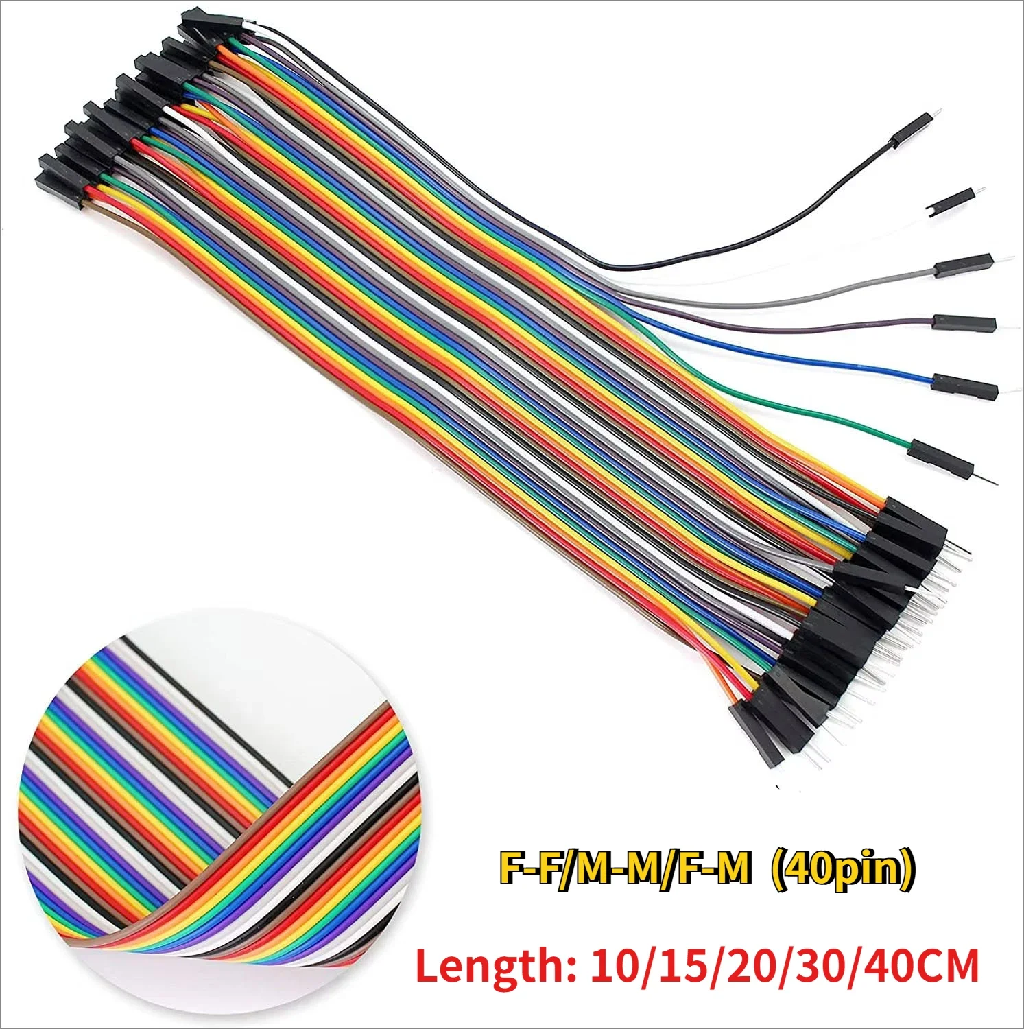 40PIN Kabel Dupont Linie 10/15/20/30/40 CM Stecker Auf Stecker Buchse Auf Buchse Stecker Auf Buchse Jumper