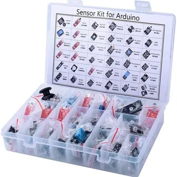 37 Sensor-Sortiment-Kit 37 Sensor-Starter-Kit für Arduino Raspberry Pi 37-in-1-Roboterprojekte Starter-Kit