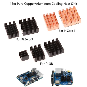Reines Kupfer-Aluminium-Kühlkörper-Set für Orange Pi Zero 3/3B