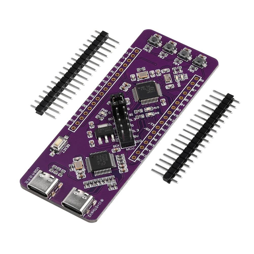 STM32F103C8T6 Entwicklungsplatine Systemplatinenintegration ST-LINK V2 – Bild 2