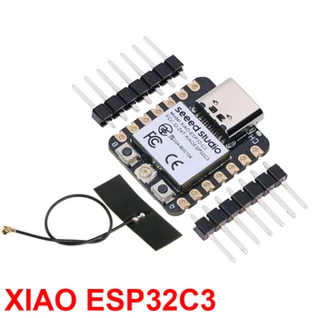 XIAO ESP32C3 Seeed Studio Seeedstudio ESP32-C3 BLE 5.0 WLAN-Entwicklungsboard ESP32 Tiny MCU 4MB 400KB