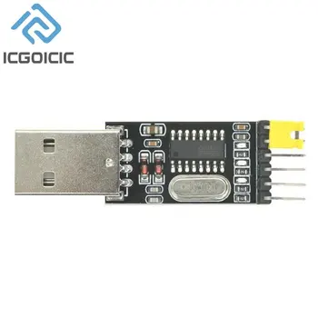 USB zu TTL Konverter UART Modul CH340G CH340 3,3 V 5 V Schalter für Stm Esp32 Respberry Pi Arduino