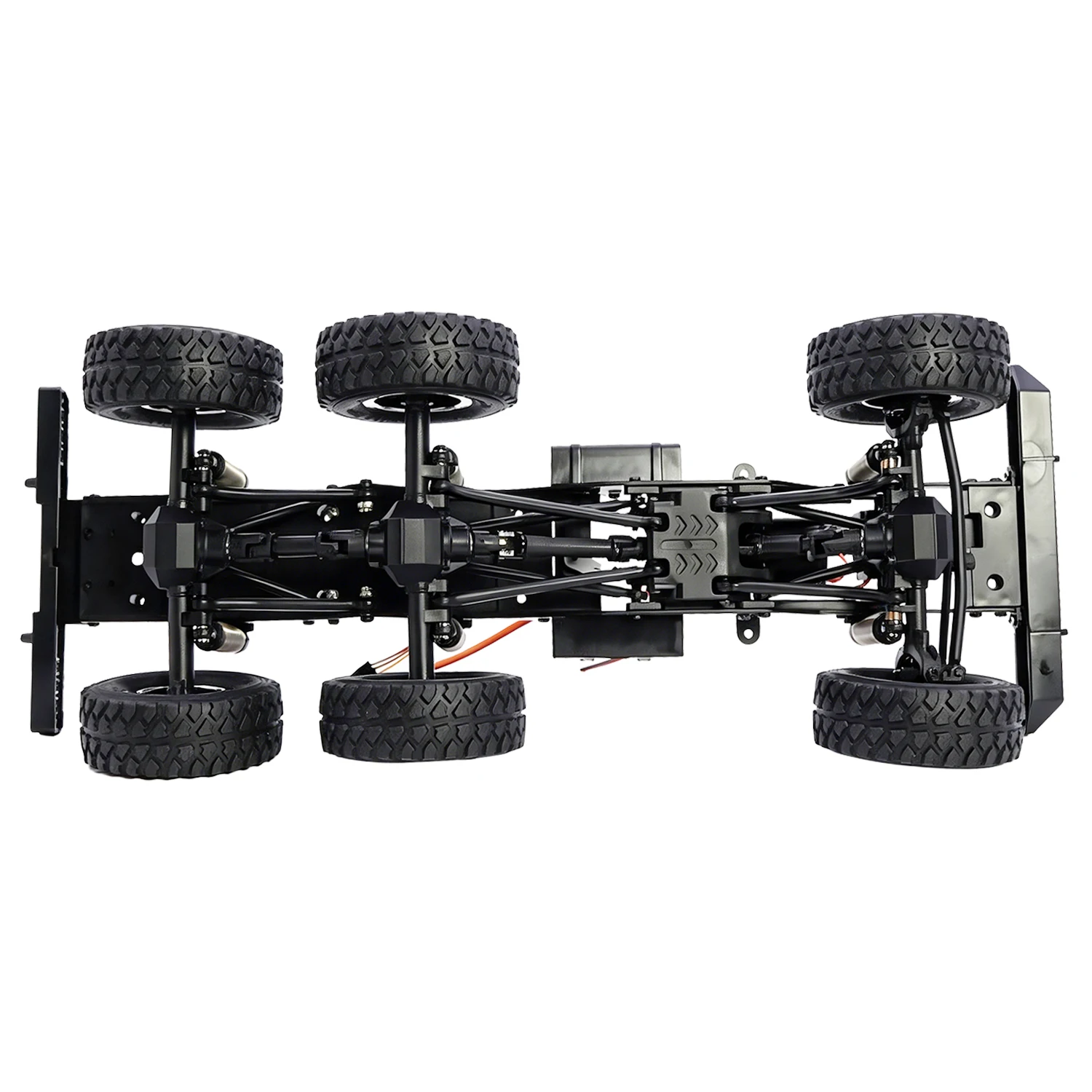 6WD-Chassis mit Doppelgeschwindigkeitsgetriebe, 370-Motor, Servo-Achse – Bild 2
