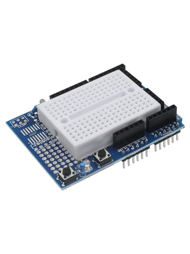 Arduino Proto Shield mit Mini-Steckbrett für UNO R3 | Prototyp- und Lernausweiterungsplatine