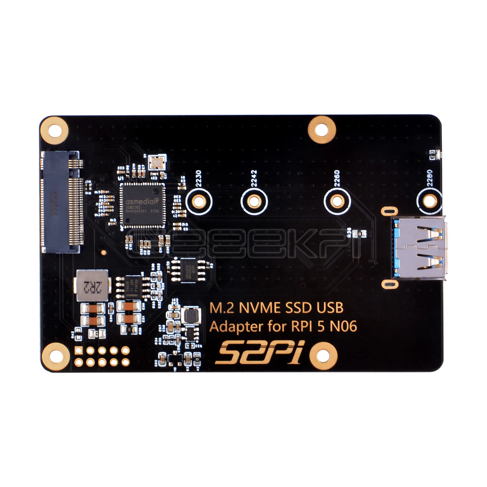 GeeekPi N06 M.2 NVME SSD USB-Adapter für Raspberry Pi 5 – Bild 2