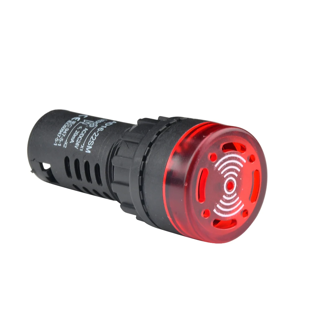 Summer AD16-22SM Strobe Buzzer Alarm Kontrollleuchte Ton AC DC 12V 24V – Bild 6