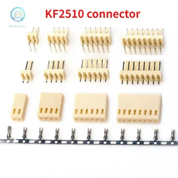 KF2510 2P 3P 4P 5P 6P 7/8/9/10/11/12-polige JST Stecker- und Buchsenverbinder, 2,54 mm (50 Stück)