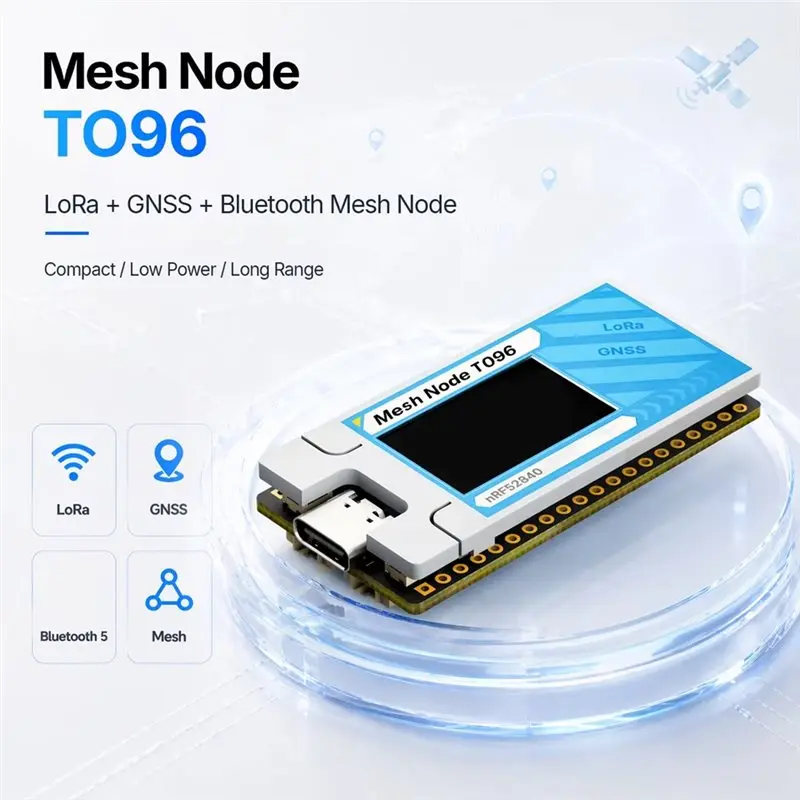 Heltec Mesh Node T096 Entwicklungsboard 863-928Mhz Meshtastic NRF52840 – Bild 2