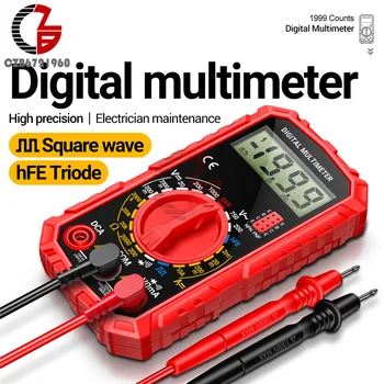 1999 Zählungen LED Digital Multimeter AC/DC Spannungs strom tester Volt Ohm Multi metro Tester Meter