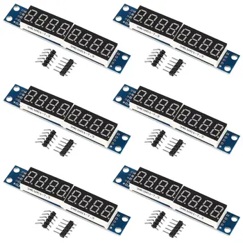 8-stelliges 7-Segment-MAX7219-Digitalsegmentmodul, sieben Abschnitte 8-Bit-LED-Anzeigröhre