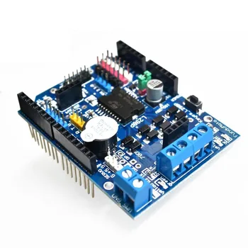 L298P PWM Speed Controller Dual High-Power H-Bridge Treiber, Bluetooth Schnittstelle, L298P Motor Shield Board