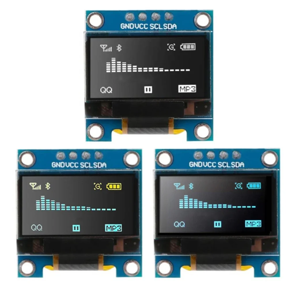 0,96 Zoll OLED IIC Serielles Weißes OLED-Displaymodul 128X64 I2C SSD1306 12864 LCD-Bildschirmplatine
