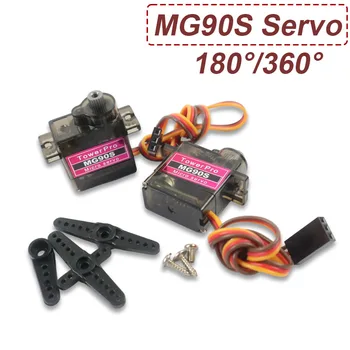 SG90 MG90S 9g Digital Mini Micro Servo 180/360 Grad für RC Hubschrauber Flugzeug Mini Boot Auto MG909G Trex