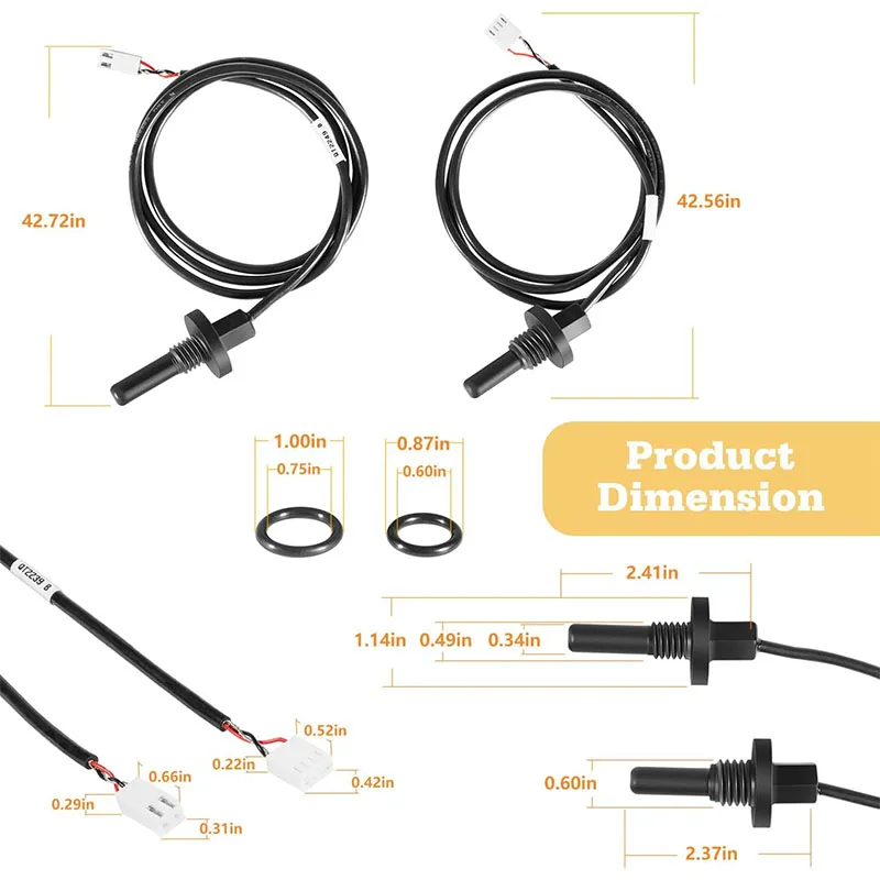 34-01395-k Sensor-Kit mit O-Ringen 2-poliger High-Limit-Therm istor – Bild 6