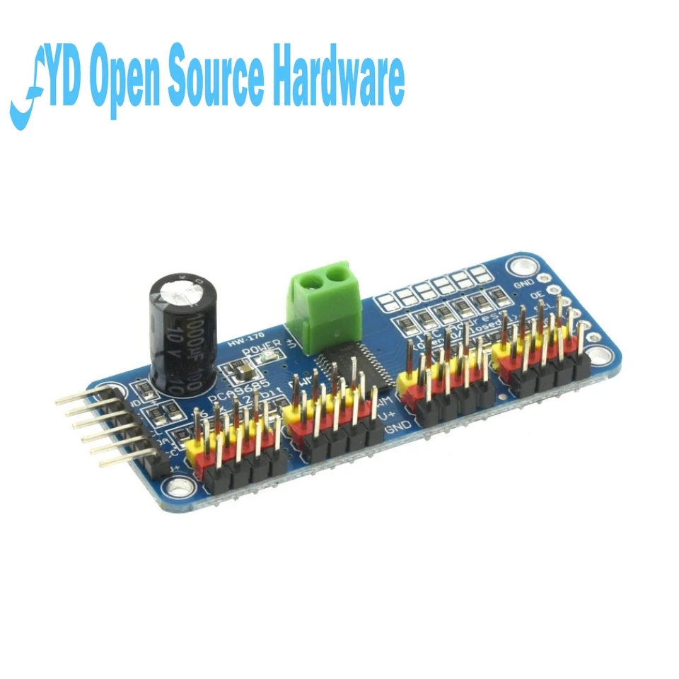 PCA9685 16-Kanal 12-Bit PWM Servo Treiber I2C Modul für Arduino – Bild 4