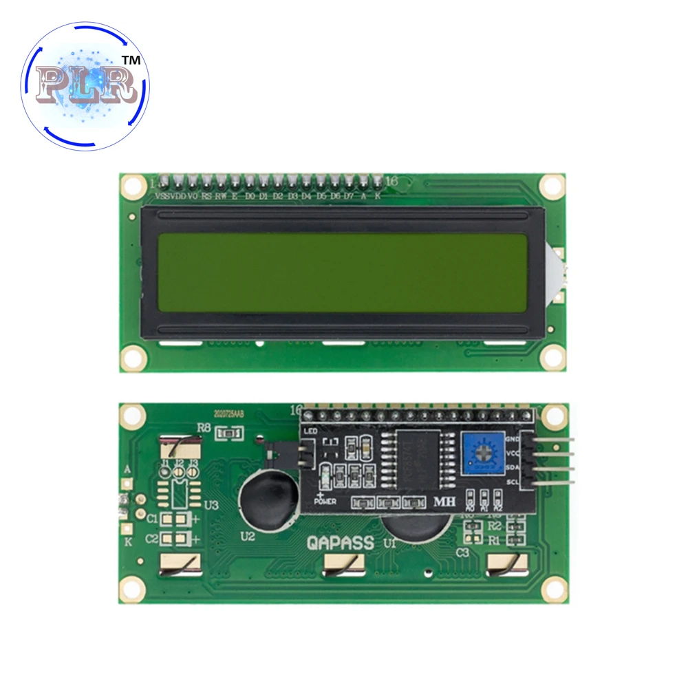 LCD1602 1602 LCD Modul Blau Gelb Grün Bildschirm 16x2 Charakter PLR – Bild 5