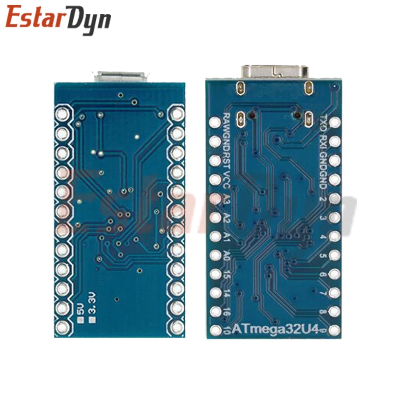 MICRO/TYPE-C USB ATMEGA32U4 Modul 5V 16MHz Board für ATMEGA32U4-AU/MU – Bild 2