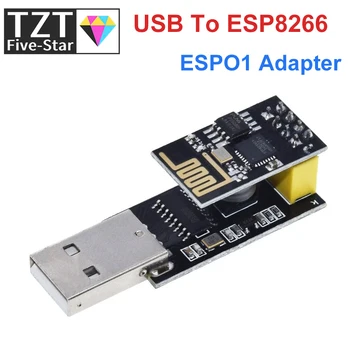 Esp01 programmierer adapter uart gpio0 ESP-01 adapter esp8266 ch340g usb zu esp8266 serielles drahtloses wifi