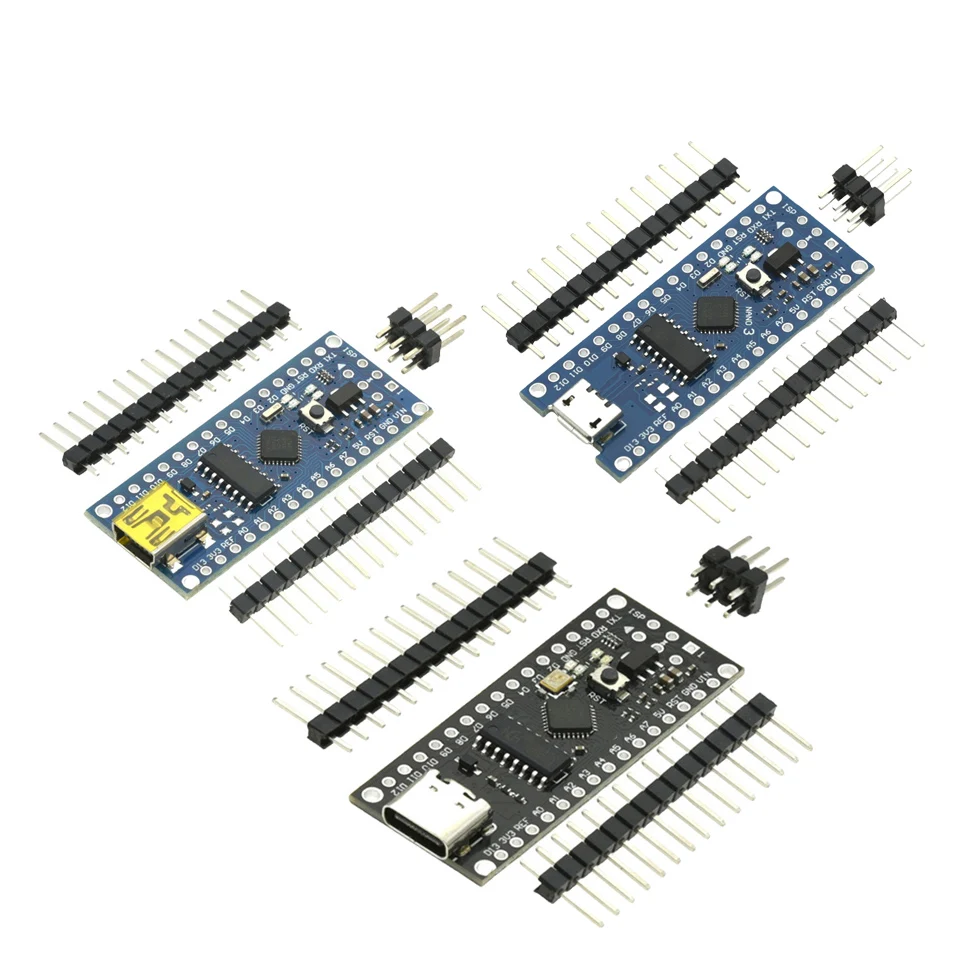 Nano V3 Atmega328P/Atmega168 MCU Core Board Schweißentwicklungsboard Verbessertes Versionsmodul für Arduino