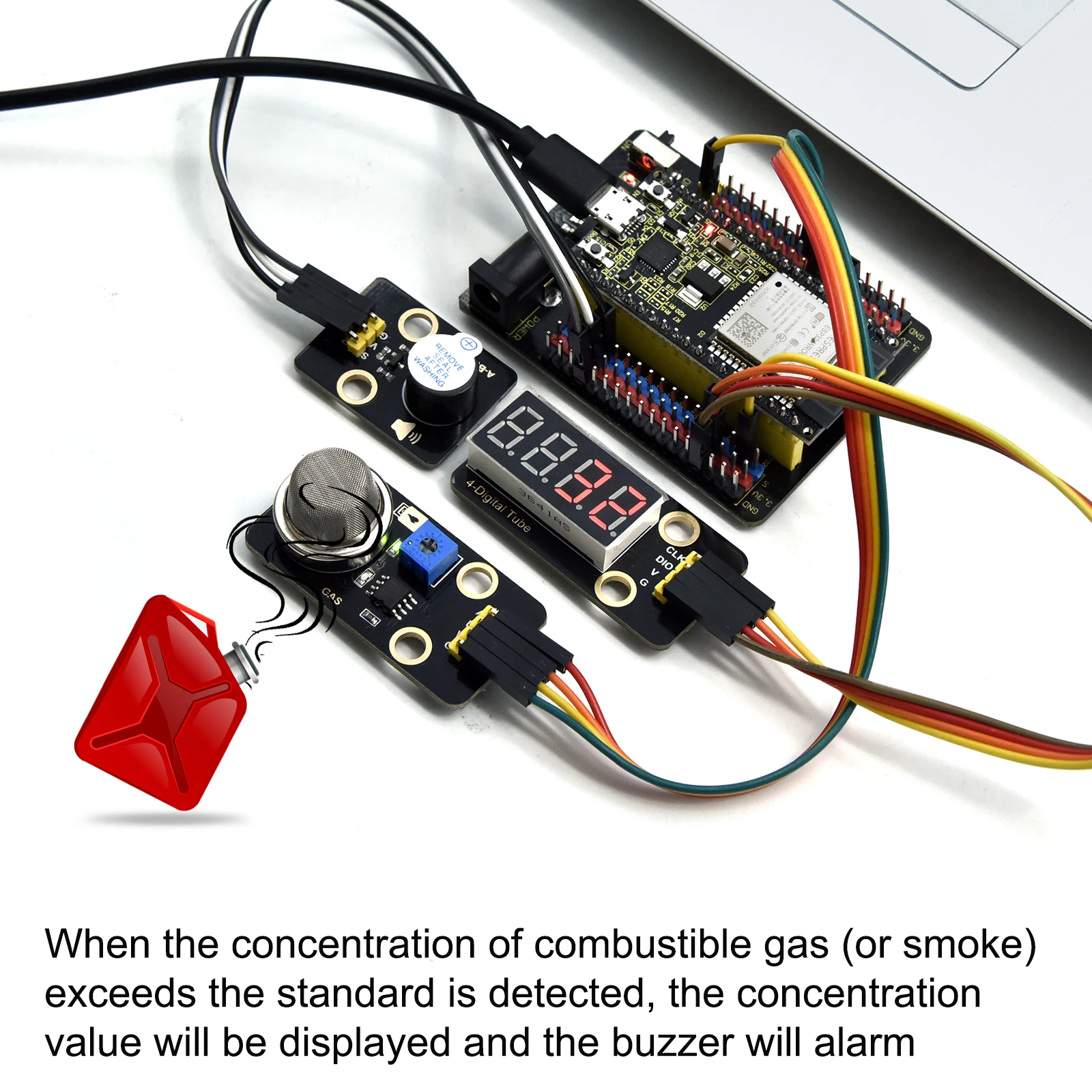 Kidsbits 42-in-1 ESP32-Sensormodul-Kit für Erwachsene, unterstützt – Bild 5