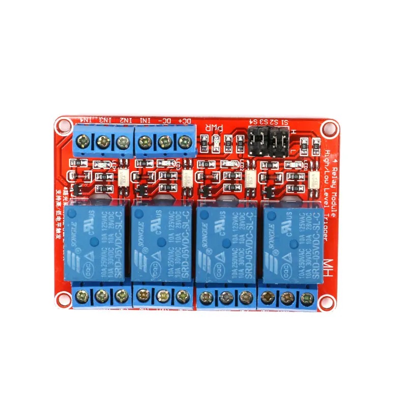 5V 12V 24V Relaismodul Hoch- und Niederpegel-Auslöser Relaissteuerung – Bild 2